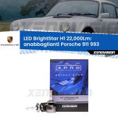 0 Anabbaglianti LED H1 22,000Lm per Porsche 911 993 1993 - 1997 H1: Kit LED BrightStar 22000Lm