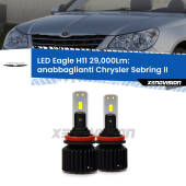 0 Anabbaglianti LED H11 29,000Lm per Chrysler Sebring II 2007 - 2010 H11: Kit LED Eagle 29.000Lumen