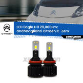 0 Anabbaglianti LED H11 29,000Lm per Citroën C-Zero 2010 - 2019 H11: Kit LED Eagle 29.000Lumen