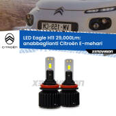 0 Anabbaglianti LED H11 29,000Lm per Citroën E-mehari  2016 in poi H11: Kit LED Eagle 29.000Lumen