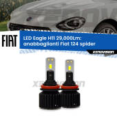 0 Anabbaglianti LED H11 29,000Lm per Fiat 124 spider  2016 in poi H11: Kit LED Eagle 29.000Lumen