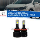 0 Anabbaglianti LED H11 29,000Lm per Honda Cr-V Mk4 2011 - 2015 H11: Kit LED Eagle 29.000Lumen