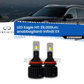 0 Anabbaglianti LED H11 29,000Lm per Infiniti EX 2008 in poi H11: Kit LED Eagle 29.000Lumen