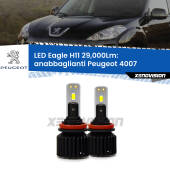 0 Anabbaglianti LED H11 29,000Lm per Peugeot 4007 2007 - 2012 H11: Kit LED Eagle 29.000Lumen