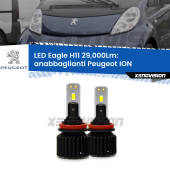 0 Anabbaglianti LED H11 29,000Lm per Peugeot ION 2010 - 2019 H11: Kit LED Eagle 29.000Lumen