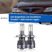 H4: Kit LED BrightStar 24.000Lm