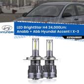 H4: Kit LED BrightStar 24.000Lm