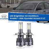 H4: Kit LED BrightStar 24.000Lm