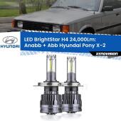 H4: Kit LED BrightStar 24.000Lm