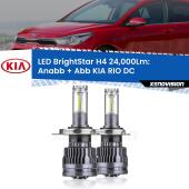 H4: Kit LED BrightStar 24.000Lm