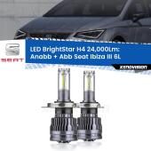 H4: Kit LED BrightStar 24.000Lm