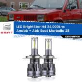 H4: Kit LED BrightStar 24.000Lm