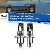0 Anabbaglianti LED H4 29,000Lm per Daihatsu Hijet 1992 - 2005 H4: Kit LED Moai 29.000Lumen