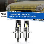 0 Anabbaglianti LED H4 29,000Lm per Daihatsu Storia 1998 - 2005 H4: Kit LED Moai 29.000Lumen