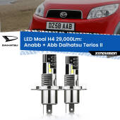 0 Anabbaglianti LED H4 29,000Lm per Daihatsu Terios II a parabola singola H4: Kit LED Moai 29.000Lumen