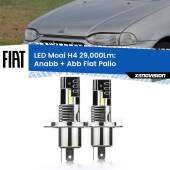 0 Anabbaglianti LED H4 29,000Lm per Fiat Palio 1996 - 2003 H4: Kit LED Moai 29.000Lumen
