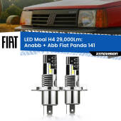0 Anabbaglianti LED H4 29,000Lm per Fiat Panda 141 1982 - 2004 H4: Kit LED Moai 29.000Lumen