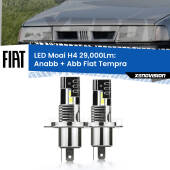 0 Anabbaglianti LED H4 29,000Lm per Fiat Tempra  1990 - 1996 H4: Kit LED Moai 29.000Lumen