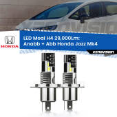 0 Anabbaglianti LED H4 29,000Lm per Honda Jazz Mk4 2013 - 2019 H4: Kit LED Moai 29.000Lumen