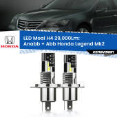 0 Anabbaglianti LED H4 29,000Lm per Honda Legend Mk2 1991 - 1996 H4: Kit LED Moai 29.000Lumen