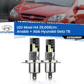 0 Anabbaglianti LED H4 29,000Lm per Hyundai Getz TB 2002 - 2009 H4: Kit LED Moai 29.000Lumen