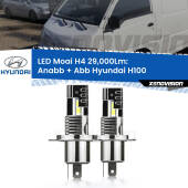 0 Anabbaglianti LED H4 29,000Lm per Hyundai H100  1994 - 2000 H4: Kit LED Moai 29.000Lumen