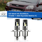 0 Anabbaglianti LED H4 29,000Lm per Hyundai Matrix FC 2001 - 2010 H4: Kit LED Moai 29.000Lumen