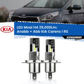 0 Anabbaglianti LED H4 29,000Lm per KIA Carens I RS 1999 - 2005 H4: Kit LED Moai 29.000Lumen