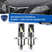 0 Anabbaglianti LED H4 29,000Lm per Lancia Ypsilon 312 2011 in poi H4: Kit LED Moai 29.000Lumen