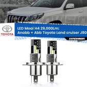 0 Anabbaglianti LED H4 29,000Lm per Toyota Land cruiser J80 1990 - 1997 H4: Kit LED Moai 29.000Lumen