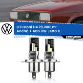 0 Anabbaglianti LED H4 29,000Lm per VW Jetta II 1984 - 1992 H4: Kit LED Moai 29.000Lumen