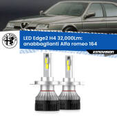 0 Anabbaglianti LED H4 32,000Lm per Alfa romeo 164  1987 - 1991 Kit LED Edge - H4 - Professionale 32.000 Lumen