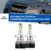 0 Anabbaglianti LED H4 32,000Lm per Chevrolet Cruze J300 2009 - 2019 Kit LED Edge - H4 - Professionale 32.000 Lumen