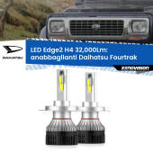 0 Anabbaglianti LED H4 32,000Lm per Daihatsu Fourtrak 1985 - 1998 Kit LED Edge - H4 - Professionale 32.000 Lumen