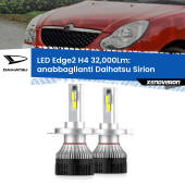 0 Anabbaglianti LED H4 32,000Lm per Daihatsu Sirion 2005 - 2008 Kit LED Edge - H4 - Professionale 32.000 Lumen