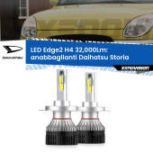 0 Anabbaglianti LED H4 32,000Lm per Daihatsu Storia 1998 - 2005 Kit LED Edge - H4 - Professionale 32.000 Lumen