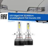 0 Anabbaglianti LED H4 32,000Lm per Fiat Ducato 230 1994 - 2002 Kit LED Edge - H4 - Professionale 32.000 Lumen