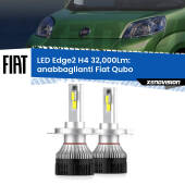 0 Anabbaglianti LED H4 32,000Lm per Fiat Qubo 2008 - 2021 Kit LED Edge - H4 - Professionale 32.000 Lumen