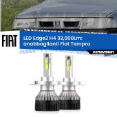 0 Anabbaglianti LED H4 32,000Lm per Fiat Tempra  1990 - 1996 Kit LED Edge - H4 - Professionale 32.000 Lumen