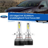 0 Anabbaglianti LED H4 32,000Lm per Ford Focus a parabola singola Kit LED Edge - H4 - Professionale 32.000 Lumen