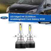 0 Anabbaglianti LED H4 32,000Lm per Ford Galaxy WGR 1995 - 2000 Kit LED Edge - H4 - Professionale 32.000 Lumen