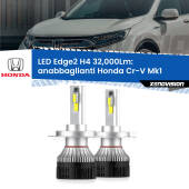 0 Anabbaglianti LED H4 32,000Lm per Honda Cr-V Mk1 1995 - 2000 Kit LED Edge - H4 - Professionale 32.000 Lumen