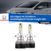0 Anabbaglianti LED H4 32,000Lm per Honda Insight Mk1 2000 - 2006 Kit LED Edge - H4 - Professionale 32.000 Lumen