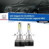 0 Anabbaglianti LED H4 32,000Lm per Honda Legend Mk2 1991 - 1996 Kit LED Edge - H4 - Professionale 32.000 Lumen