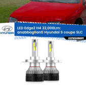 0 Anabbaglianti LED H4 32,000Lm per Hyundai S coupe SLC 1990 - 1996 Kit LED Edge - H4 - Professionale 32.000 Lumen