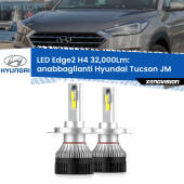 0 Anabbaglianti LED H4 32,000Lm per Hyundai Tucson JM prima serie Kit LED Edge - H4 - Professionale 32.000 Lumen