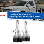 0 Anabbaglianti LED H4 32,000Lm per Isuzu D-Max II Mk2 a parabola singola Kit LED Edge - H4 - Professionale 32.000 Lumen
