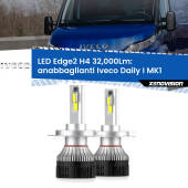 0 Anabbaglianti LED H4 32,000Lm per Iveco Daily I MK1 1978 - 1999 Kit LED Edge - H4 - Professionale 32.000 Lumen