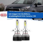 0 Anabbaglianti LED H4 32,000Lm per KIA Carens I RS 1999 - 2005 Kit LED Edge - H4 - Professionale 32.000 Lumen