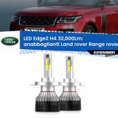 0 Anabbaglianti LED H4 32,000Lm per Land rover Range rover Mk1 1970 - 1994 Kit LED Edge - H4 - Professionale 32.000 Lumen